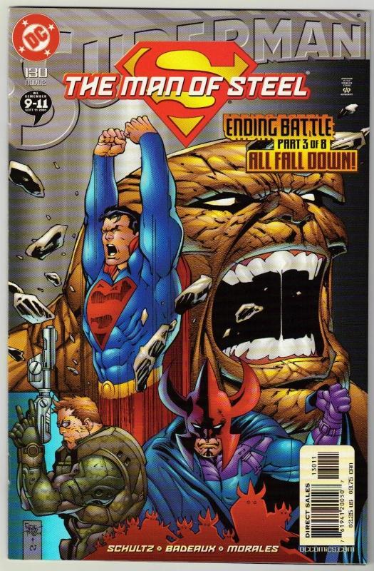 Superman The Man of Steel #130 comic book near mint 9.4