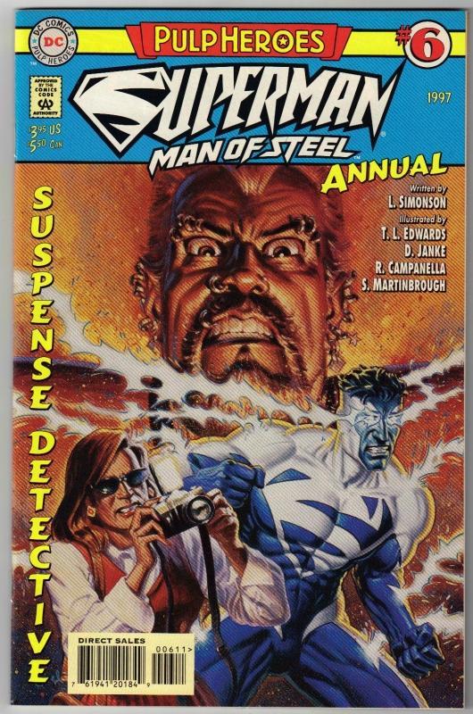Superman The Man of Steel Annual #6 comic book mint 9.8