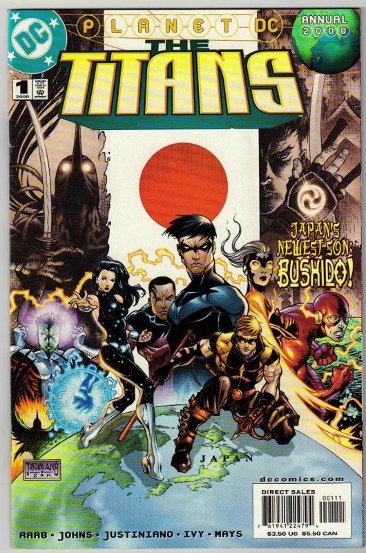 New Titans Annual #1 comic book near mint 9.4