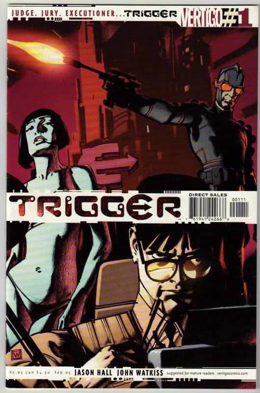 Trigger #1 Vertigo comic book near mint 9.4