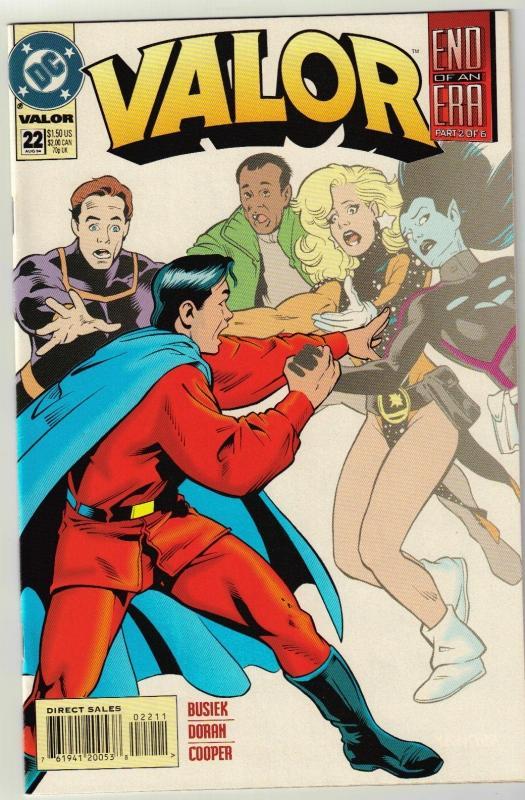 Valor #22 comic book near mint 9.4