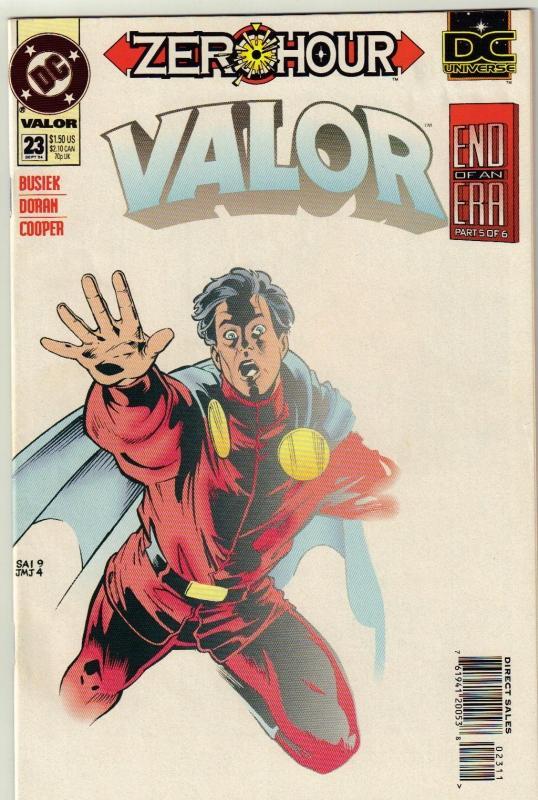 Valor #23 comic book near mint 9.4