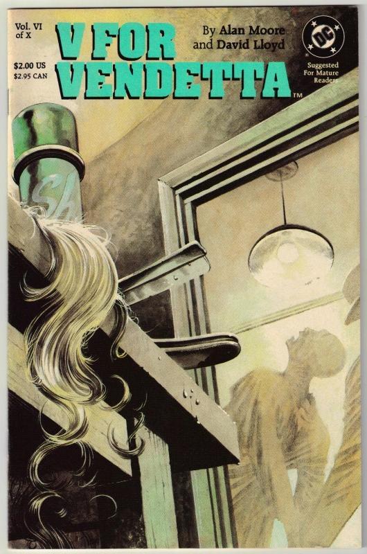 V For Vendetta #6 Vertigo comic book near mint 9.4