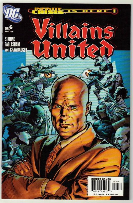Villains United #6 comic book near mint 9.4