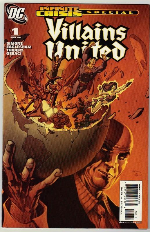 Villains United #1 comic book near mint 9.4