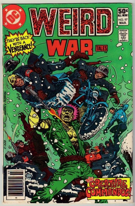 Weird War Tales #97 comic book very fine 8.0