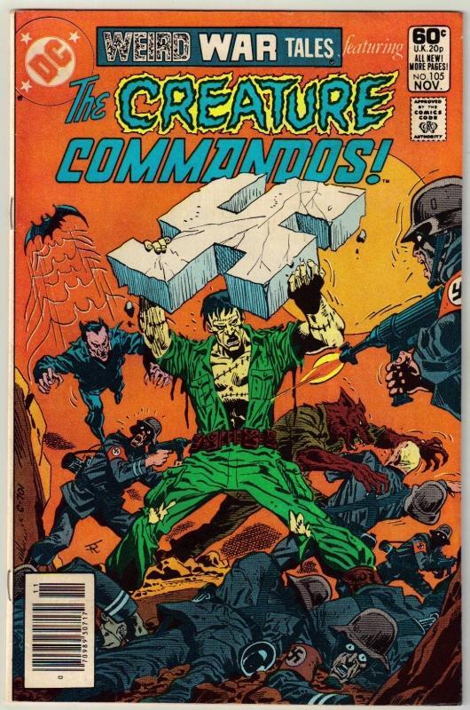 Weird War Tales #105 comic book near mint 9.4