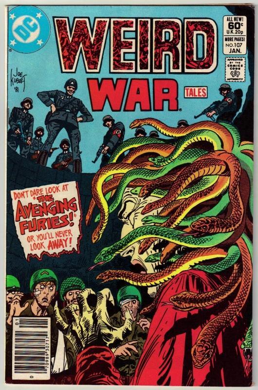 Weird War Tales #107 comic book very fine 8.0