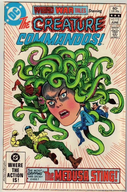 Weird War Tales #112 comic book very fine 8.0