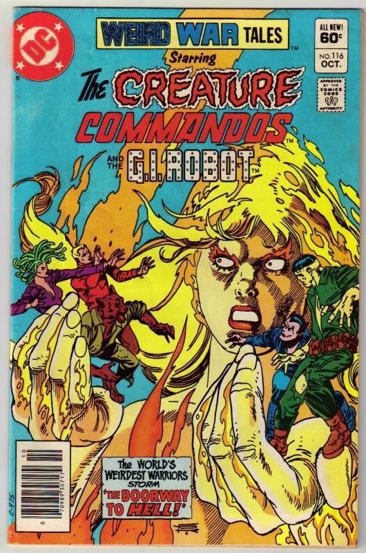 Weird War Tales #116 comic book fine 6.0