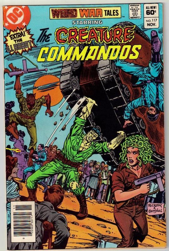 Weird War Tales #117 comic book very fine 8.0