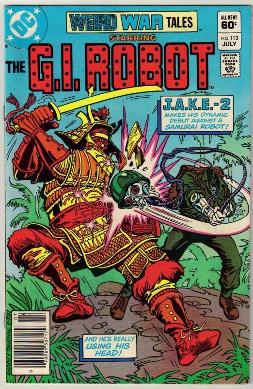 Weird War Tales #113 comic book very fine 8.0