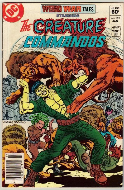 Weird War Tales #119 comic book very fine 8.0