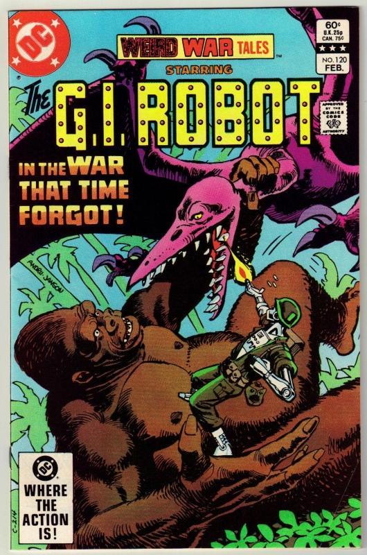 Weird War Tales #120 comic book very fine 8.0