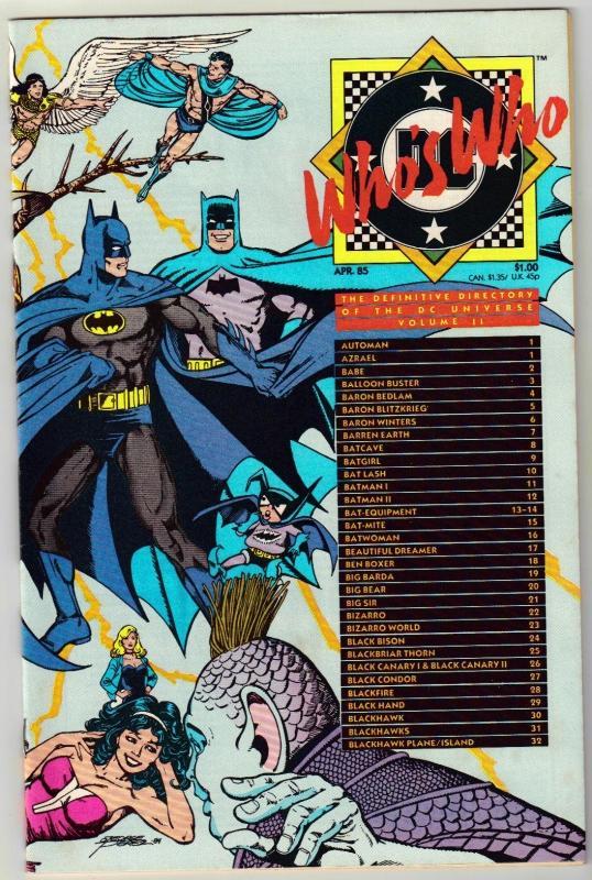 Who's Who #2 comic book near mint 9.4