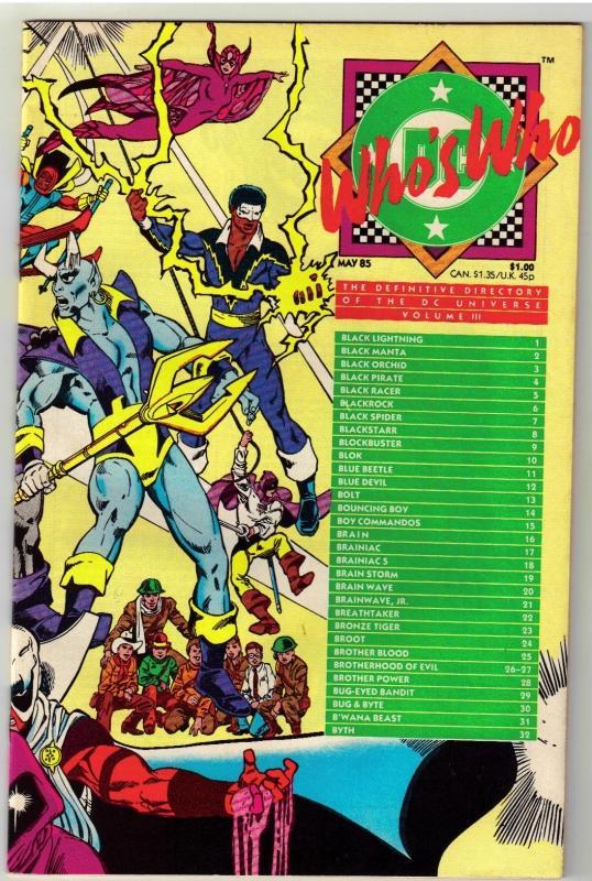 Who's Who #3 comic book near mint 9.4