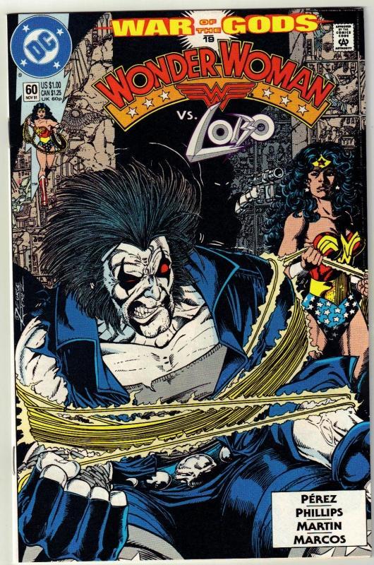 Wonder Woman #60 comic book near mint 9.4
