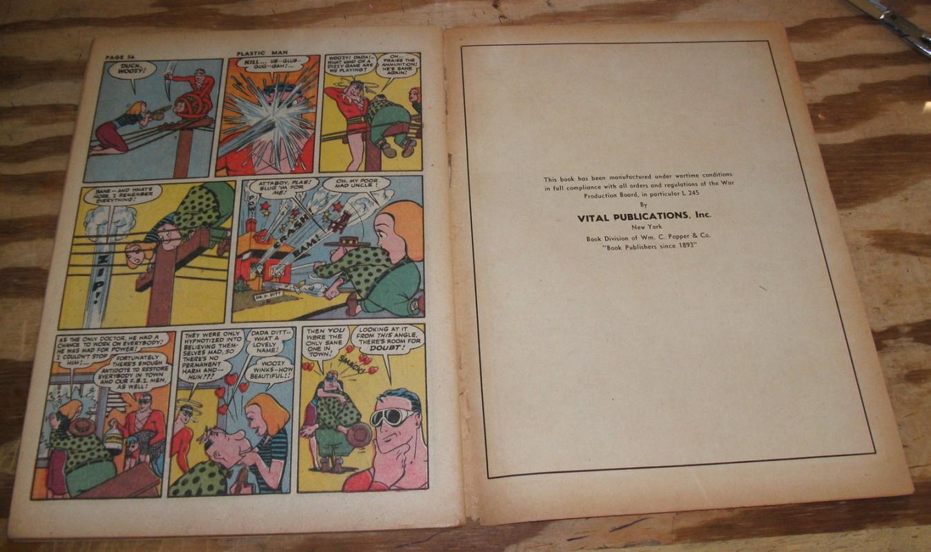 Plastic Man #2 comic very good/fine 5.0