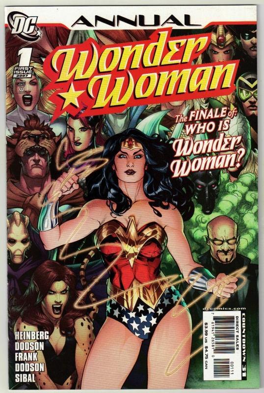 Wonder Woman annual #1 comic book near mint 9.4