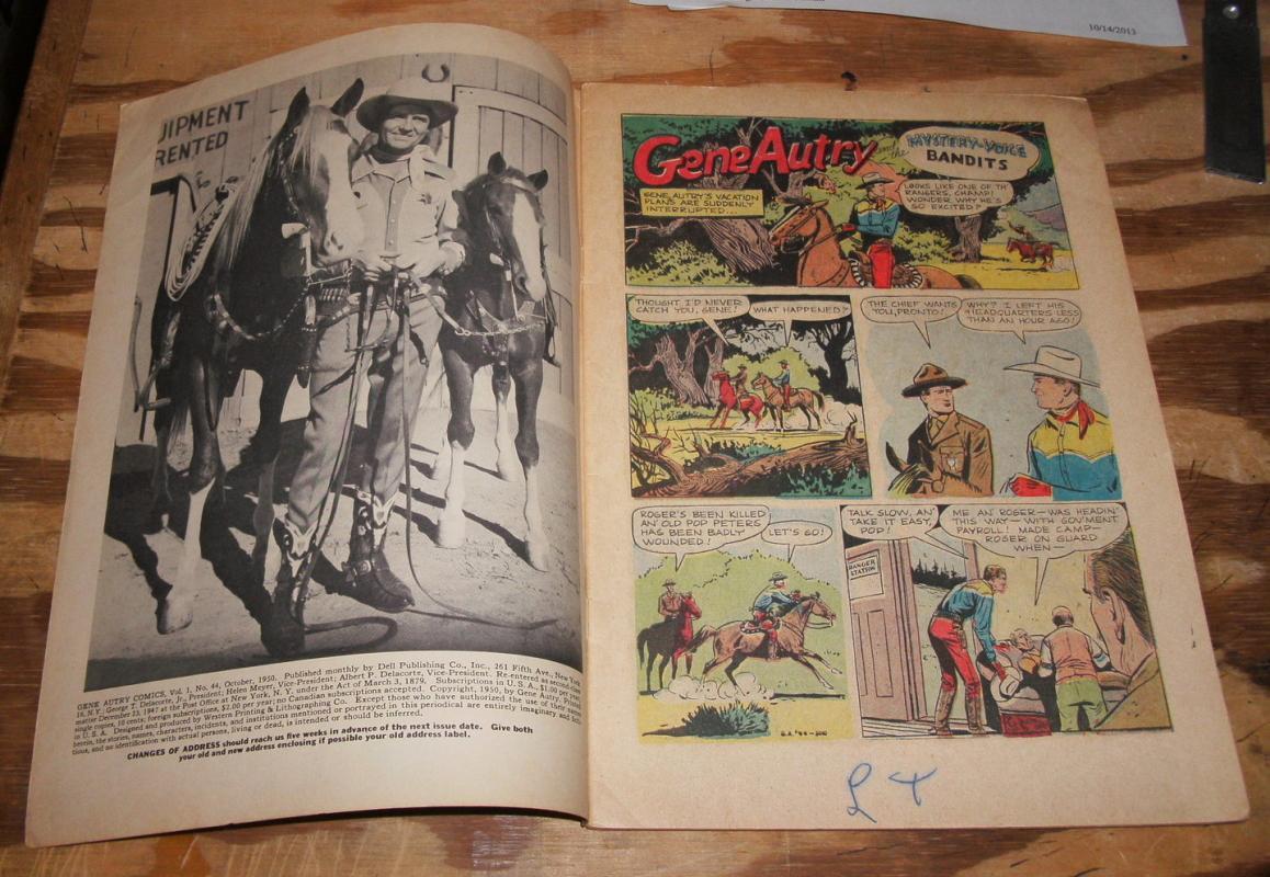 Gene Autry #44 comic book fine 6.0