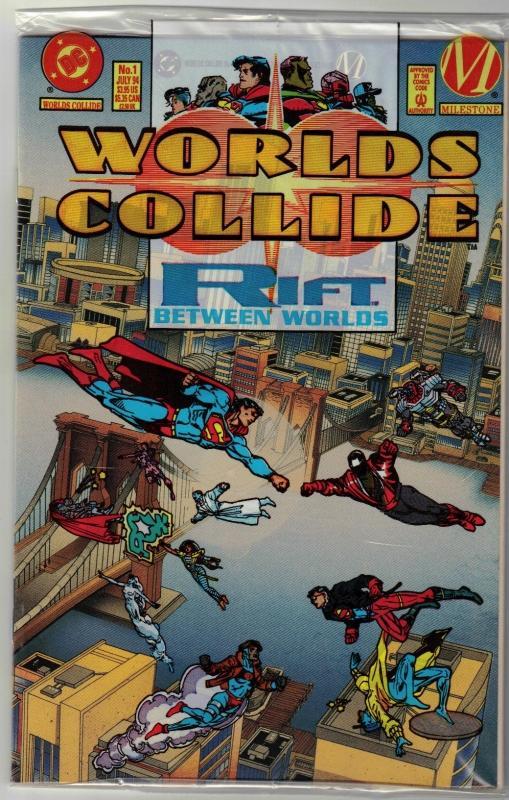 Worlds Collide collector's edition #1 comic book mint 9.8