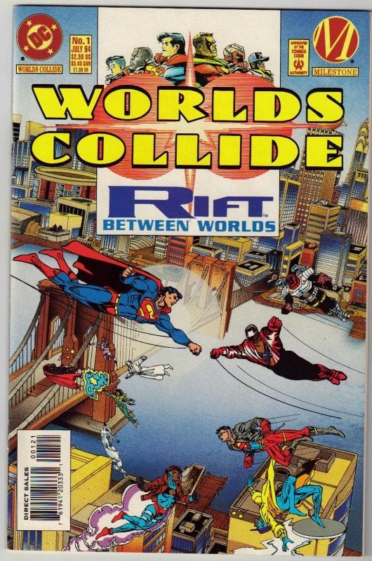 Worlds Collide regular edition #1 comic book mint 9.8