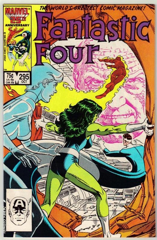 Fantastic Four #295 comic book near mint 9.4