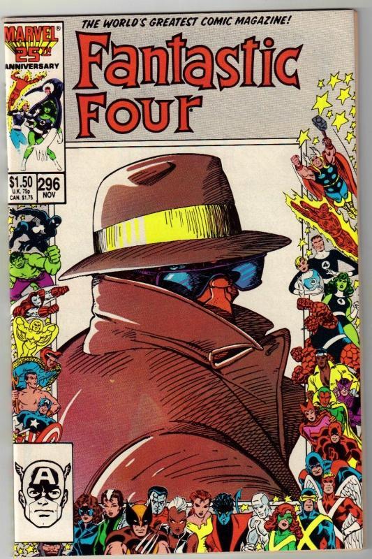 Fantastic Four #296 comic book near mint 9.4