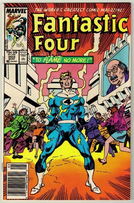 Fantastic Four #302 comic book near mint 9.4