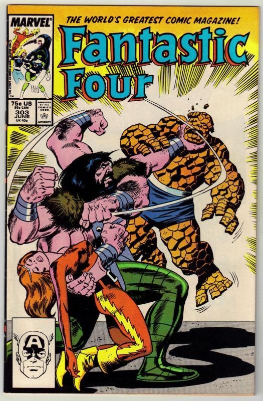 Fantastic Four #303 comic book near mint 9.4