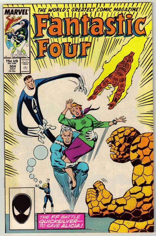 Fantastic Four #304 comic book near mint 9.4