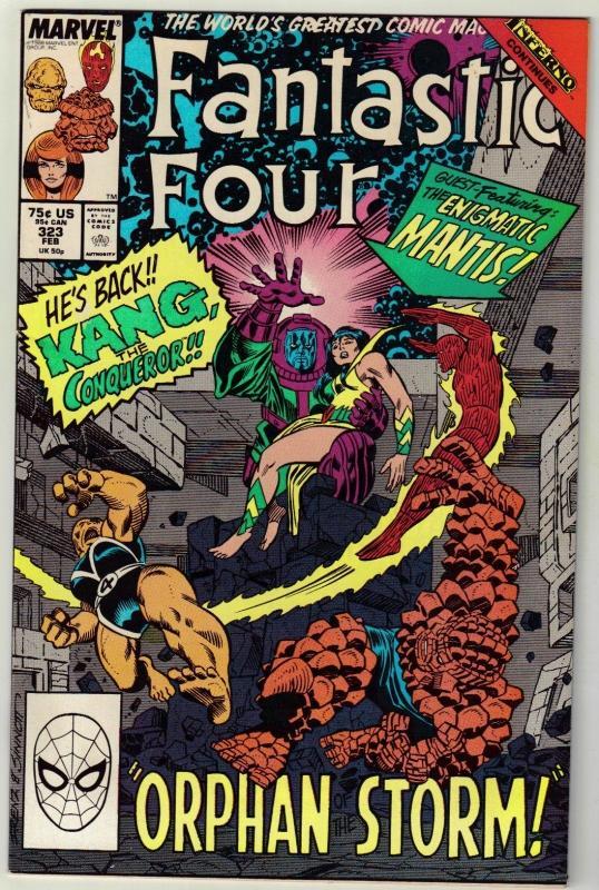 Fantastic Four #323 comic book near mint 9.4
