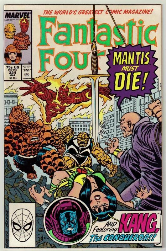 Fantastic Four #324 comic book near mint 9.4
