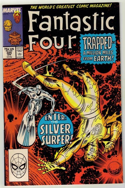 Fantastic Four #325 comic book near mint 9.4