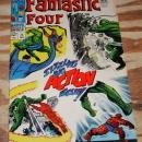 Fantastic Four #71 comic book with letter page clipped