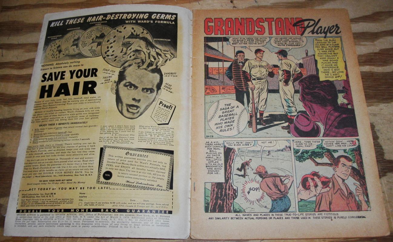 Sports Action #10 comic book very good 4.0