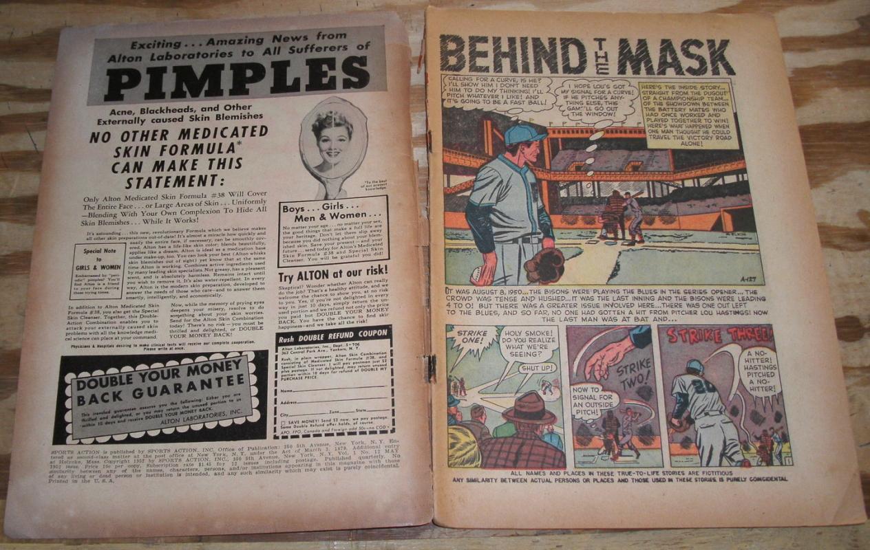 Sports Action #12 comic book good/very good 3.0