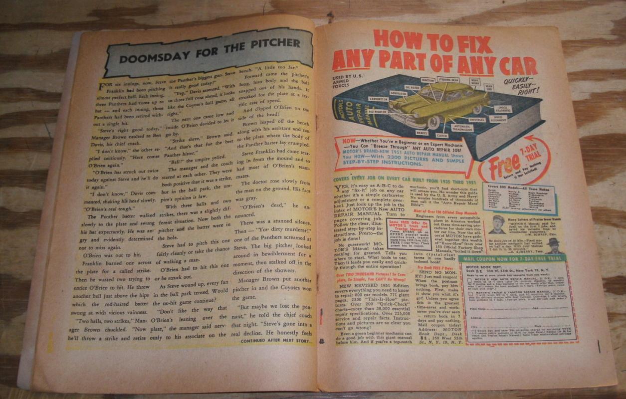 Sports Action #12 comic book good/very good 3.0