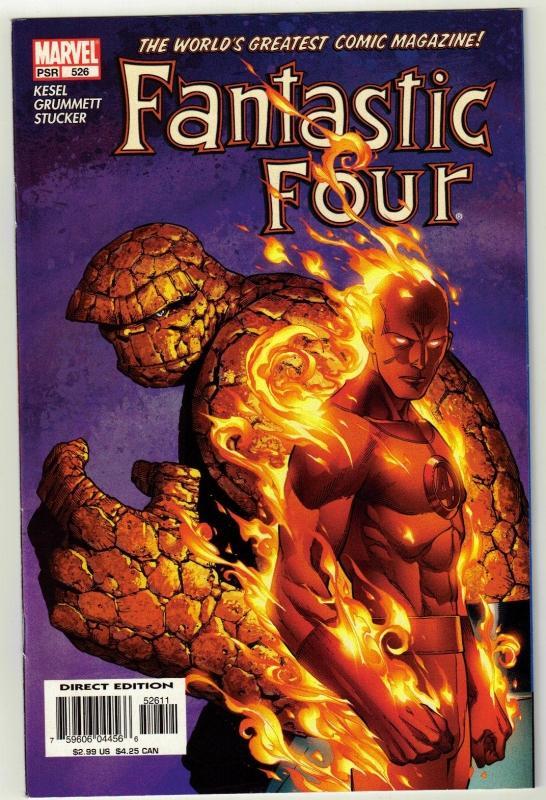 Fantastic Four #526 comic book near mint 9.4