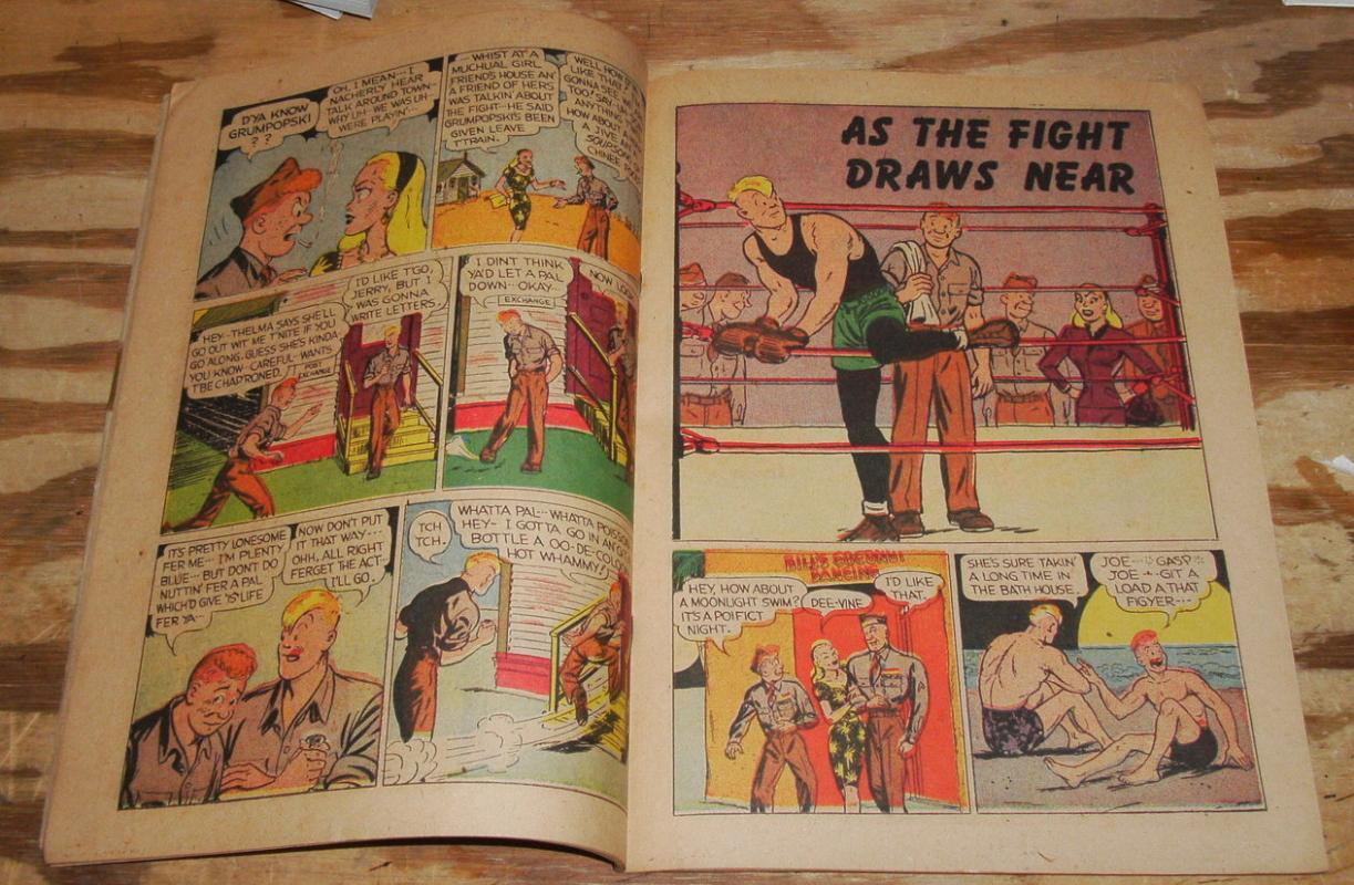 Joe Palooka #6 comic vf/nm with tape