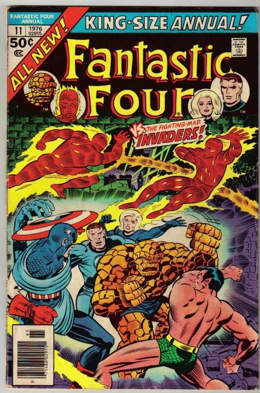 Fantastic Four annual #11 comic book very good/fine 5.0