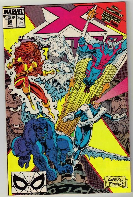 X-Factor #50 comic book near mint 9.4
