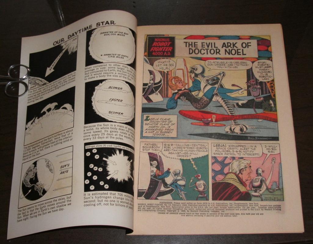 Magnus Robot Fighter #13 comic book vf+ 8.5