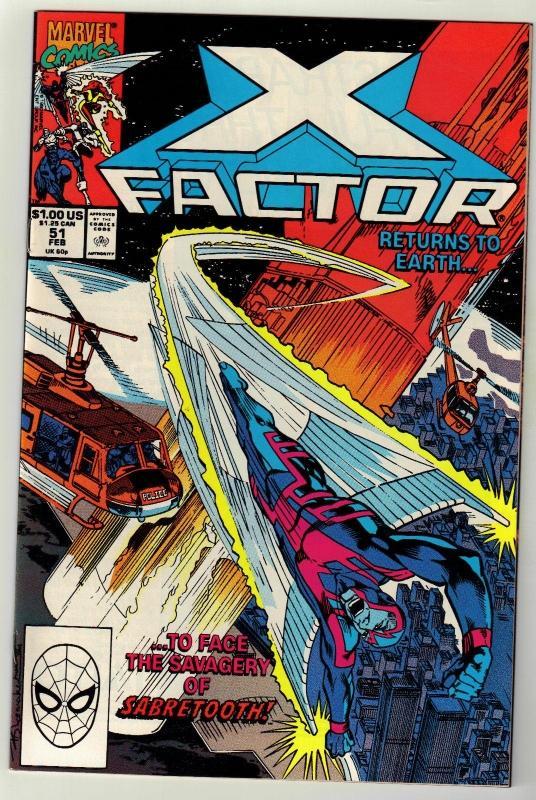 X-Factor #51 comic book near mint 9.4