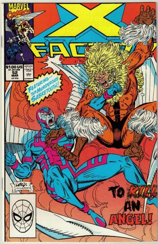X-Factor #52 comic book near mint 9.4