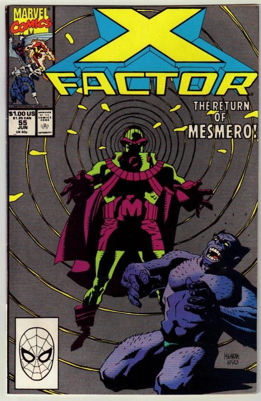 X-Factor #55 comic book near mint 9.4