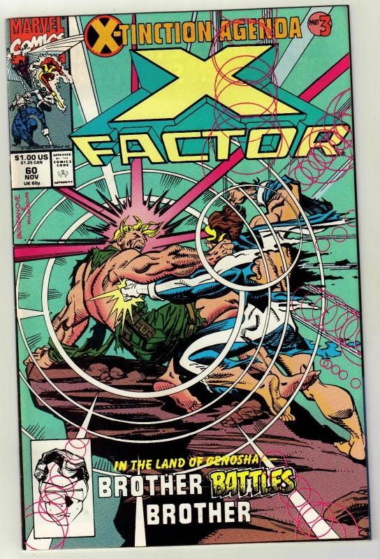X-Factor #60 comic book near mint 9.4