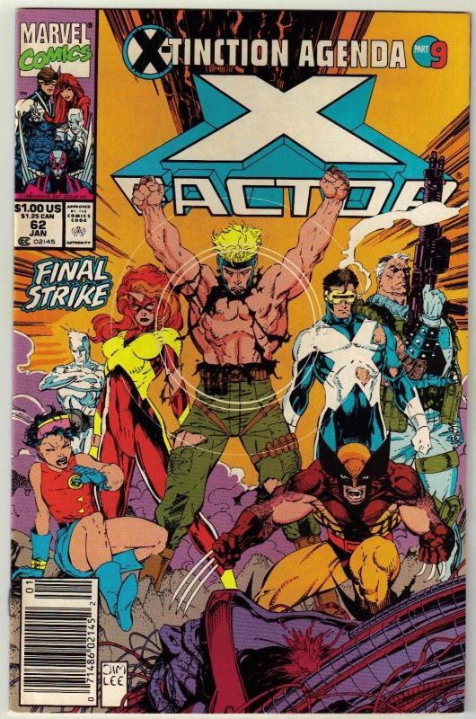 X-Factor #62 comic book near mint 9.4