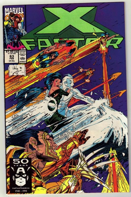 X-Factor #63 comic book near mint 9.4