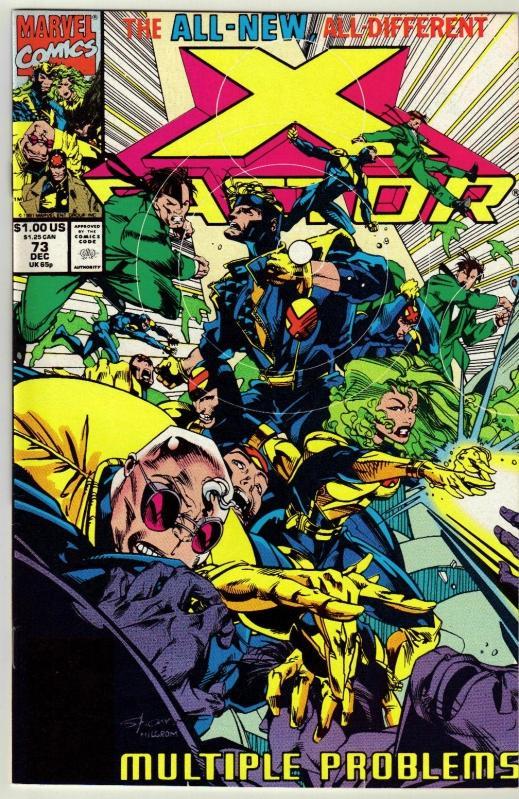 X-Factor #73 comic book near mint 9.4